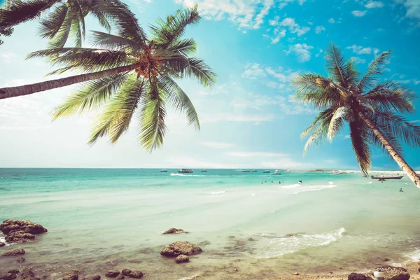 Spiaggia tropicale vintage — Foto Stock