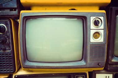 Retro eski televizyon