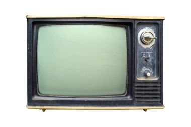 Retro televizyon izole