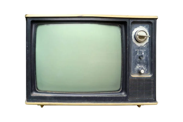 Retro television isolate — Stock Photo, Image