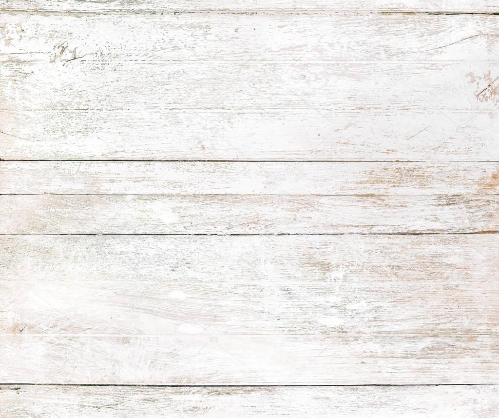 Vintage white wood background.