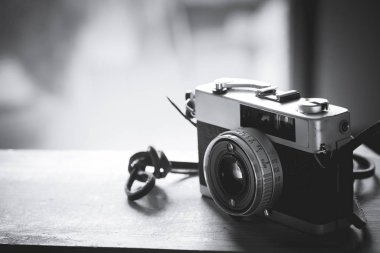 Vintage fotoğraf makinesi film 