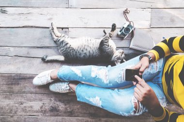 Hipster yaşam tarzı ve yaratıcı çalışma alanı