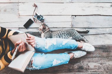 Hipster yaşam tarzı ve yaratıcı çalışma alanı