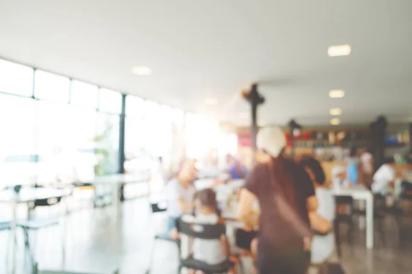 Imagen borrosa de fondo de la cafetería . — Foto de Stock