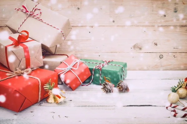 Caja de regalos regalo de Navidad — Foto de Stock