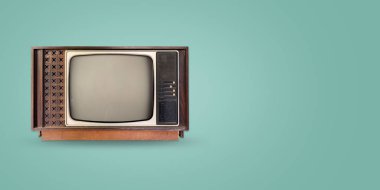 eski tv renk arka plan üzerinde
