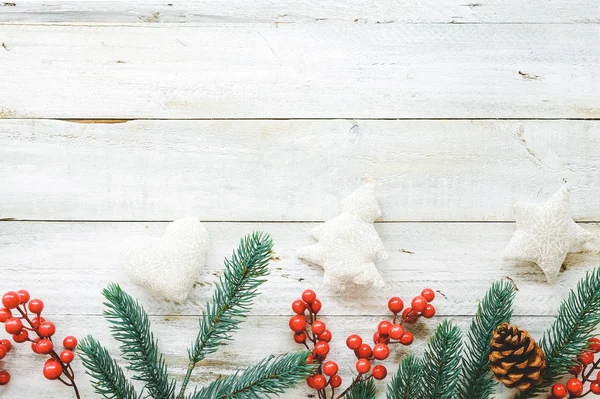 Kerstmis thema achtergrond met versieren — Stockfoto