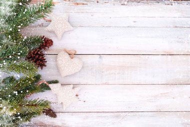 Noel arka plan üstten görünüm kompozisyon