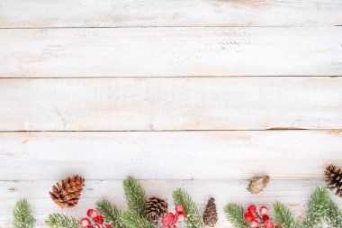 Noel arka plan üstten görünüm kompozisyon