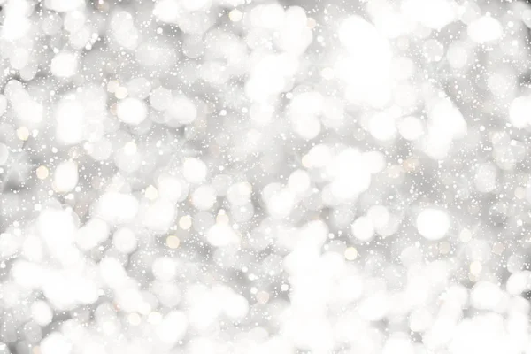 Fehér csillogó karácsonyi absztrakt — Stock Fotó