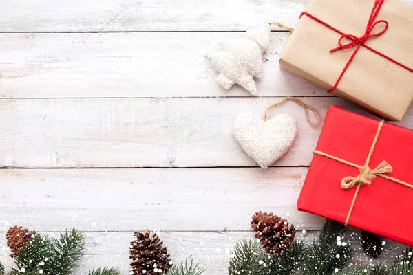 Karácsonyi jelen ajándék doboz — Stock Fotó