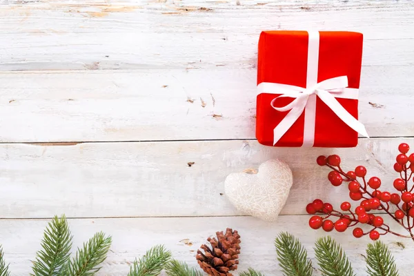 Fondo de Navidad y regalo caja de regalos —  Fotos de Stock