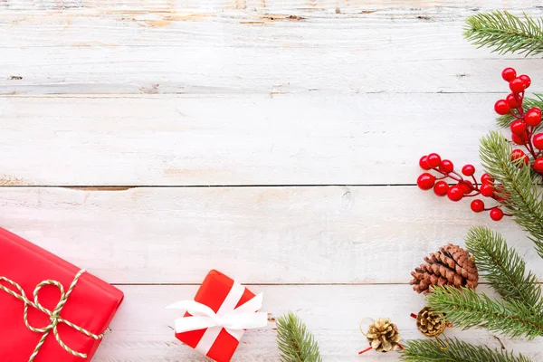 Noel arka plan ve mevcut hediye kutusu 