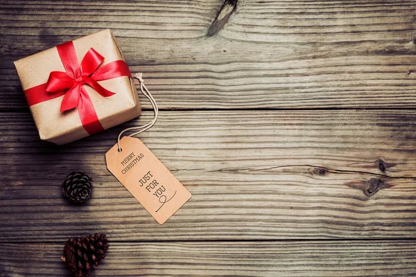 Karácsonyi jelen ajándék doboz — Stock Fotó