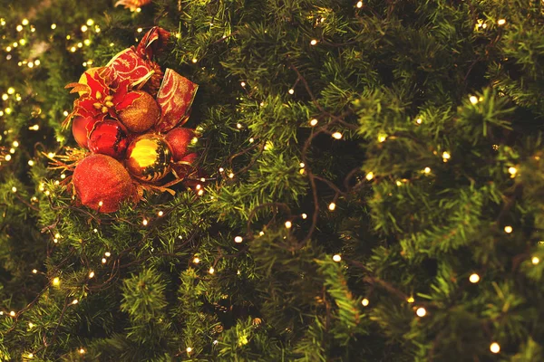 Desfocado de árvore de Natal — Fotografia de Stock