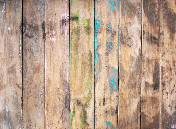 老式木制背景 木制面板与美丽的图案 色彩斑斓的旧风化木板 — 图库照片
