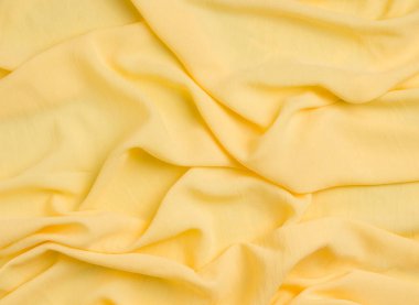 Sarı kumaş boş arkaplan. Boşluğu kopyala