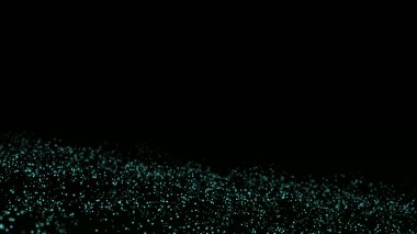 Soyut noktalar illüstrasyon pleksus arkaplan hareketi dönüşüm akışı gelecekteki yenilikçi teknolojinin titreşen ışığı dalgası dijital iş iletişimi merkezsizleştirme ağı