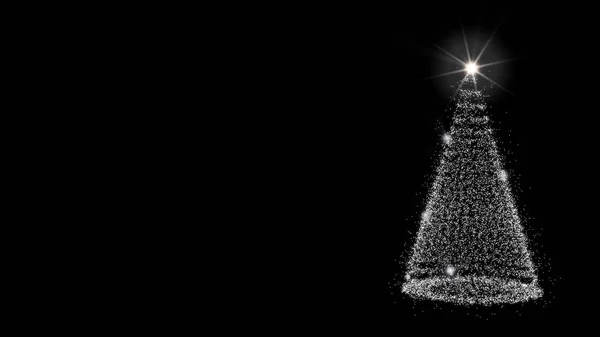 Kopie Raum Bewegung Weihnachtsbaum Für Kalten Winter Neujahr Weihnachtsmann Festival — Stockfoto