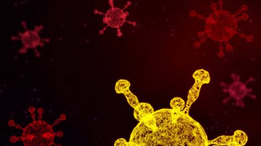 Virüs evriminin arka plan hareketi salgın hastalık salgınını yaydı Avrupa İtalya Coronavirus tedavisi ilaç tespiti bilimsel tıbbi teknoloji yenilik laboratuvarı araştırması ile