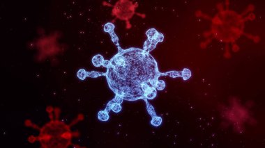 Virüs evriminin arka plan hareketi salgın hastalık salgınını yaydı Avrupa İtalya Coronavirus tedavisi ilaç tespiti bilimsel tıbbi teknoloji yenilik laboratuvarı araştırması ile