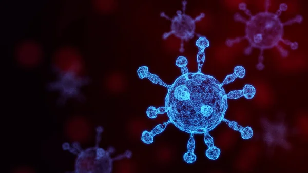 Movimento Fondo Dell Evoluzione Del Virus Diffusione Pandemica Epidemia Europa — Foto Stock