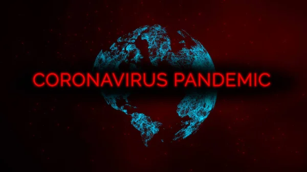 Bakgrund Till Virusets Utveckling Sprida Pandemisk Epidemi Varning Varning Globala — Stockfoto