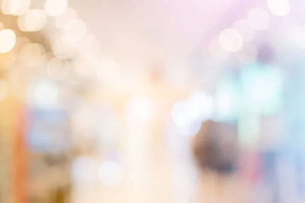 Fundo Borrado Com Luz Bokeh Shopping Center Moda Luxo Com — Fotografia de Stock