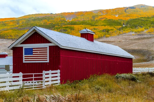 Colore autunno e neve in Colorado — Foto Stock