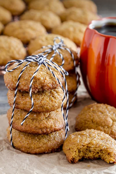 Homemade Pumpkin Spice Cookies — Stock Photo, Image