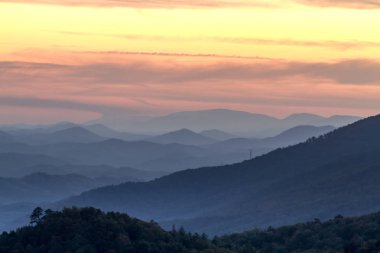 Büyük Smoky Dağları Milli Parkı içinde Güz