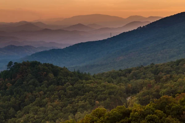 Esik a Great Smoky Mountains nemzeti parkban — Stock Fotó