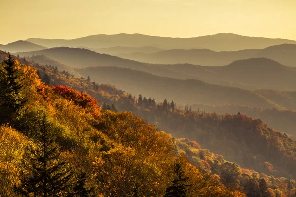 Podzim v Great Smoky Mountains National Park — Stock fotografie