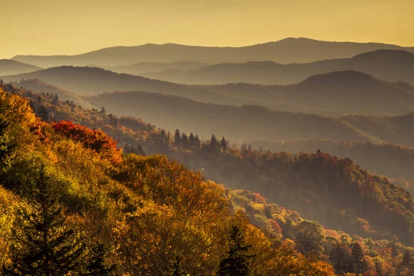 Queda em Great Smoky Mountains National Park — Fotografia de Stock