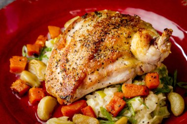 Ispanak Balkabagi tavuk dolması