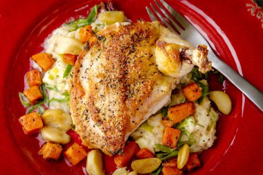 Ispanak Balkabagi tavuk dolması