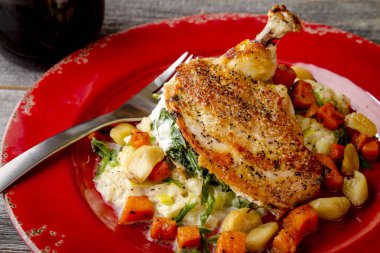 Ispanak Balkabagi tavuk dolması