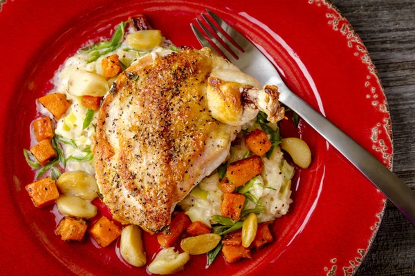 Ispanak Balkabagi tavuk dolması