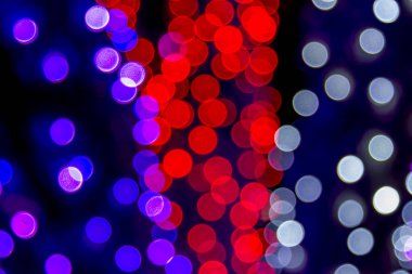 Soyut renkli ışıklar bokeh arka plan