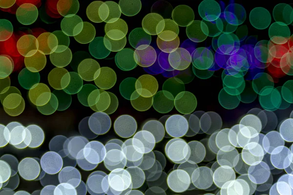 Abstrakte farbige Lichter Bokeh Hintergrund — Stockfoto