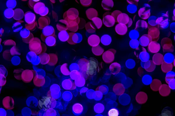 Abstraktní barevné osvětlení pozadí bokeh — Stock fotografie