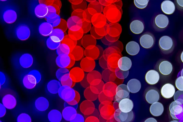 Abstract gekleurde lichten bokeh achtergrond — Stockfoto