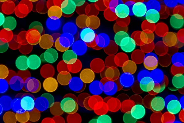 Abstraits lumières colorées fond bokeh — Photo