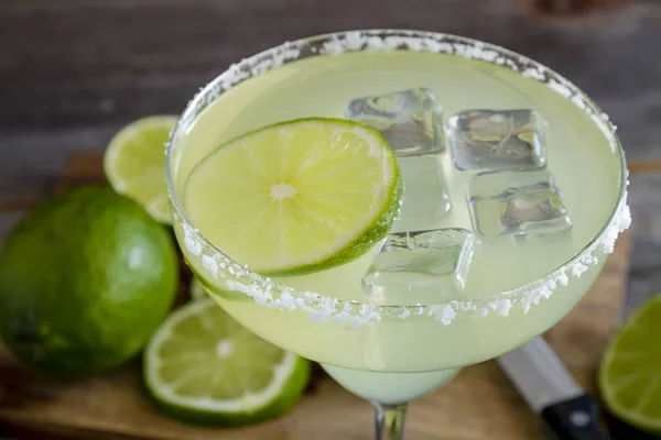 Klassieke Lime Margarita dranken — Stockfoto