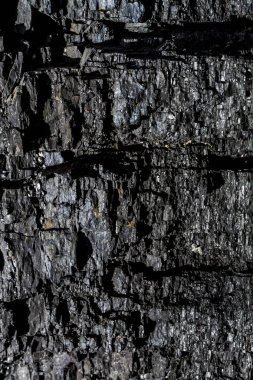 Siyah kömür Kanyon kaya