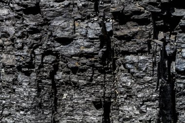 Siyah kömür Kanyon kaya