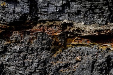 Siyah kömür Kanyon kaya