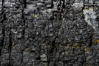 Siyah kömür Kanyon kaya
