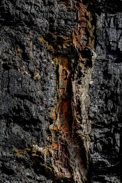 Siyah kömür Kanyon kaya